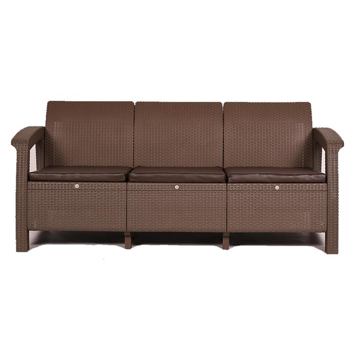 مبل حصیری سه نفره بابل Babol Three-seat Wicker Sofa